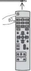 MITSUBISHI M551ID3450 - When the power indicator glows red, press the POWER button on the monitor. - 3