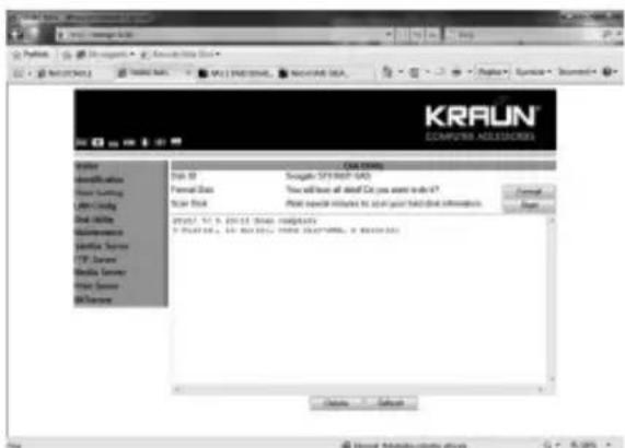Kraun KR.QE - Festplatten-Formatierung - 1