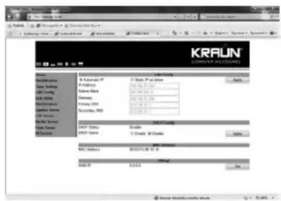 Kraun KR.QE - Configurazione IP - 1