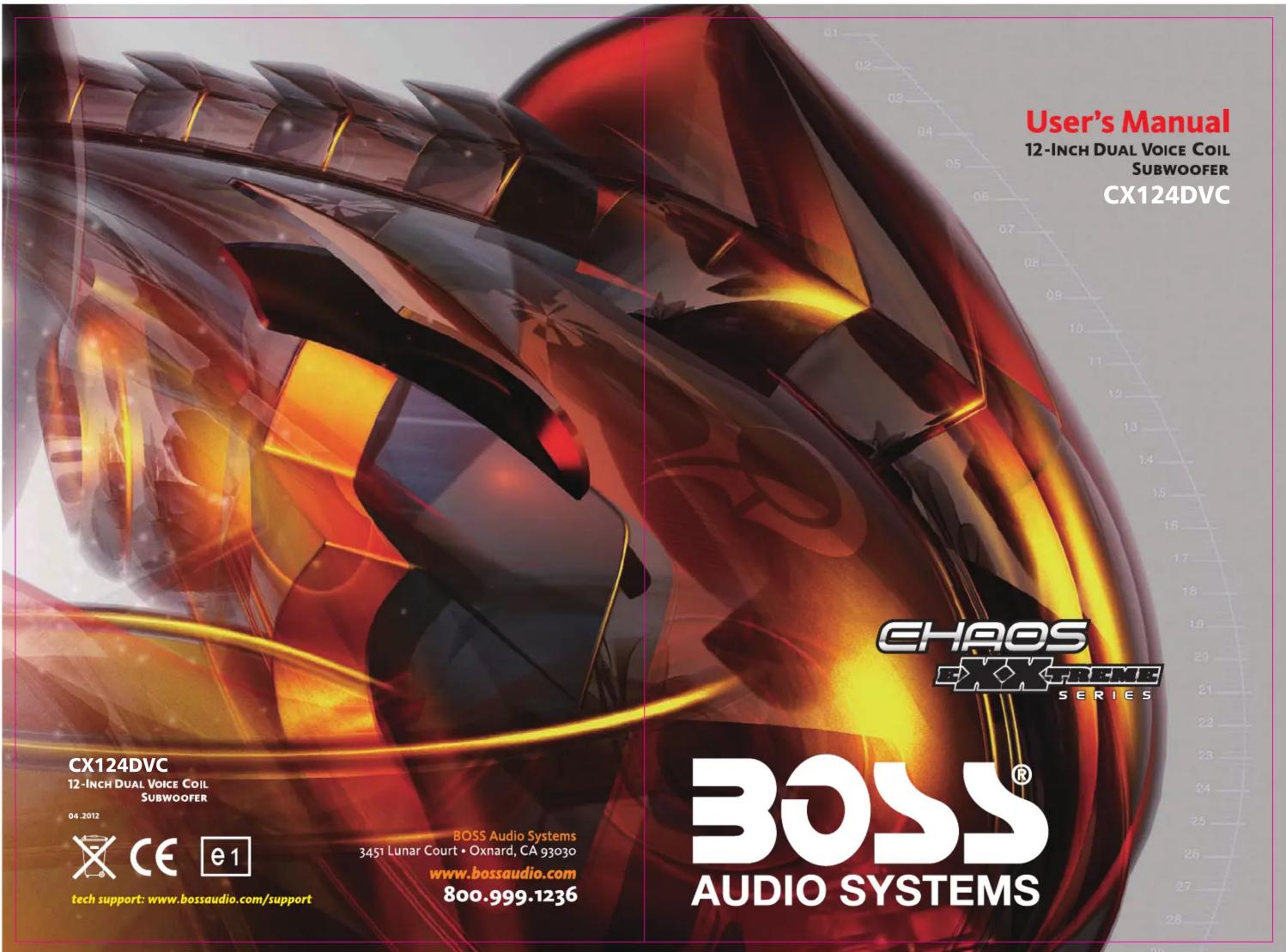 BOSS Chaos Exxstreme CX124DVC - 1