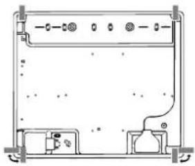 SCHOLTES TV 640 GHBK - Hook fastening diagram - 4