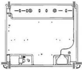 SCHOLTES TV 640 GHBK - Schema di fissaggio dei ganci - 4