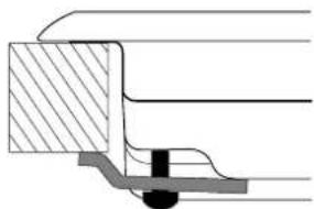 SCHOLTES TV 640 GHBK - Schema voor de bevestiging van de haken - 2
