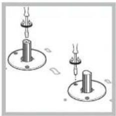 SCHOLTES TV 640 GHBK - Sostituzione degli ugelli su bruciatore Mini DUAL - 2