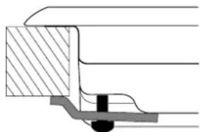 SCHOLTES TV 640 GHWH - Schema di fissaggio dei ganci - 2