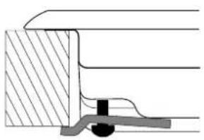 SCHOLTES TV 640 GHWH - Schema di fissaggio dei ganci - 3