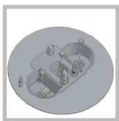 SCHOLTES TG 641 GH WH - Sostituzione degli ugelli su bruciatore a "doppie fiamme" independenti - 2