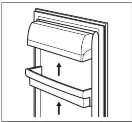 AEG S52300DSW1 - Placering af lagehylder - 1