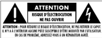 ROTEL RB1572 V2 - Remarques importantes concernant la sécurité - 3