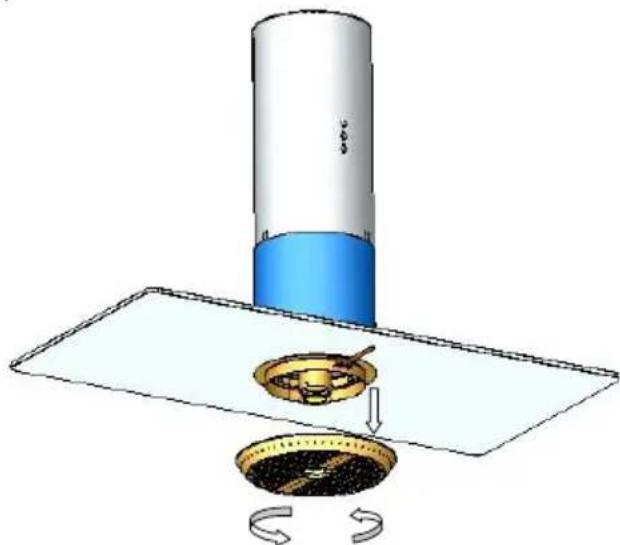 V-ZUG DI Solo - Exchange of the active carbon filter - 1