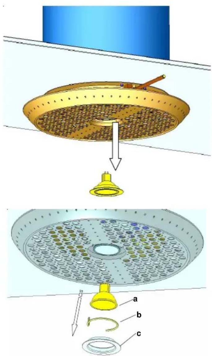 V-ZUG DI Solo - Remplacement des lampes - 1