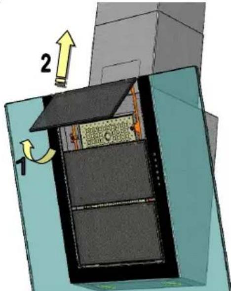 V-ZUG Vertica - Démontage / nettoyage du filtre à graisse - 1