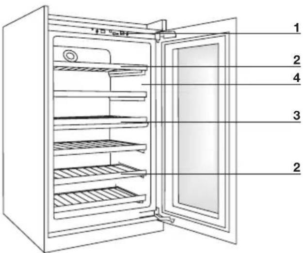 V-ZUG Winecooler SL - Gerätebeschreibung - 1