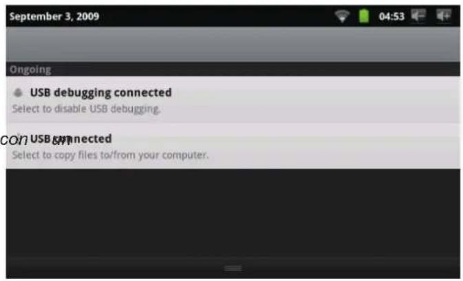 COBY Kyros MID7015B - Acerca de las notifications - 1