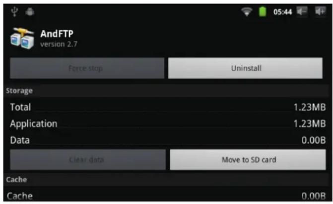 COBY Kyros MID7015B - Managing Applications - 8