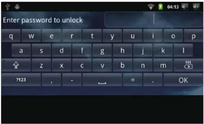 COBY Kyros MID7015B - Unlocking the Screen - 2