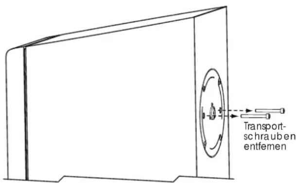 NAIM Ovator S400 - S-600-BMR-Transportschrauben entfernen - 1
