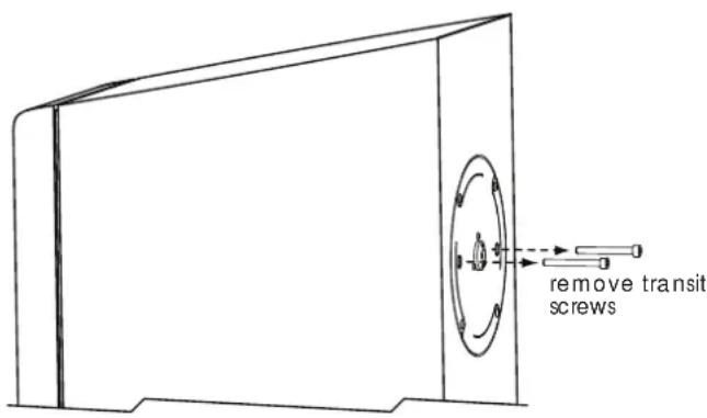 NAIM Ovator S400 - S-600 Transit Screw Removal - 1