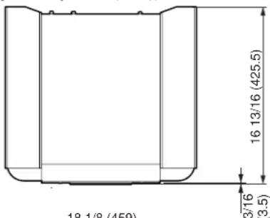 MARANTZ SA7S1 - ■ Dimensions (appareil : pouce (mm)) - 1