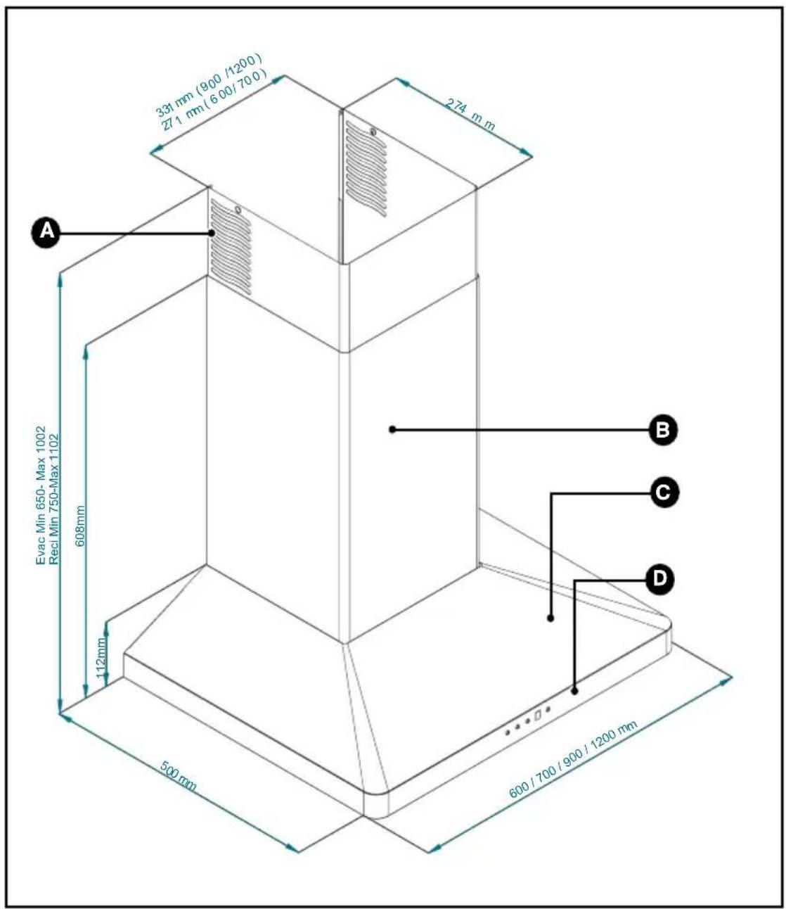 FAGOR CFS90AX - - GERATEBESCHREIBUNG - 1
