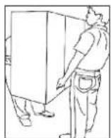 Legamaster PROFESSIONAL eScreen - - Instructie voor verplaatsen: - 2