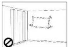 Legamaster PROFESSIONAL eScreen - Duvara montaj güvenlik notları - 2