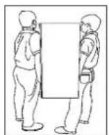 Legamaster PROFESSIONAL eScreen - - Instructie voor verplaatsen: - 1