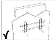 Legamaster PROFESSIONAL eScreen - Consignes de sécurité pour le montage mural - 2