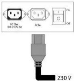 Legamaster PROFESSIONAL eScreen - Netspanningssnoer - 2