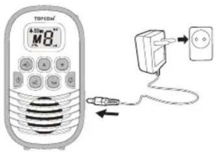 TOPCOM Babytalker 1020 - Ladda batterierna i foräldraenheten - 2