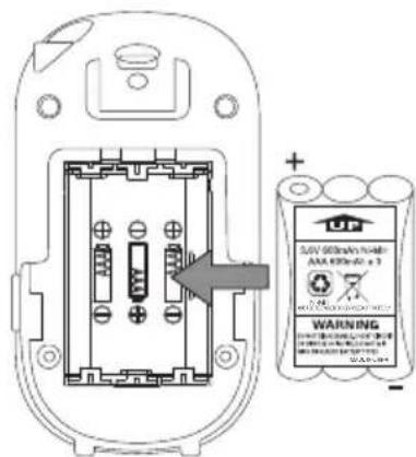 TOPCOM Babytalker 1020 - Charging batteries in the parents' unit - 2