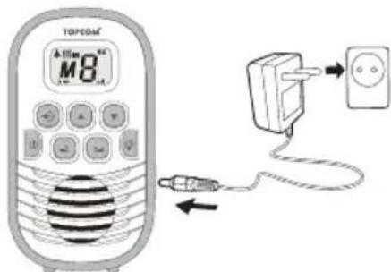 TOPCOM Babytalker 1020 - Elemek toltese a szuloi egységben - 3