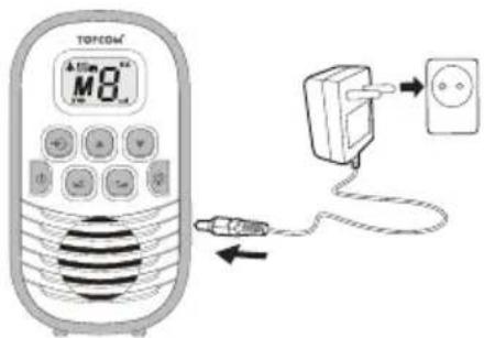 TOPCOM Babytalker 1020 - De batterijen in de ontvanger opladen - 2