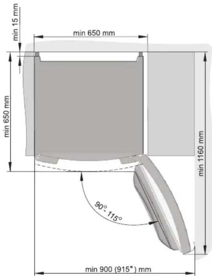 FRANKE FCB 350 AS PW L A++ - Plaatsen van het apparatus - 3