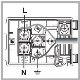 HOTPOINT-ARISTON FK 892 EJ P. 20 XHA - Montagem do cabo de fornecimento - 2