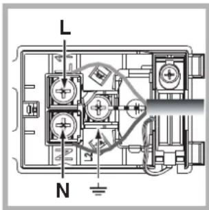 HOTPOINT-ARISTON FK 892 EJ P. 20 XHA - Montaggio del cavo di alimentazione - 2