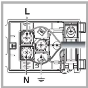 HOTPOINT-ARISTON FKQ 992 EJ. 20 (K)HA - Montagem do cabo de fornecimento - 2
