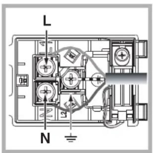 HOTPOINT-ARISTON FKQ 992 EJ. 20 (K)HA - Montage du cable d'alimentation - 2
