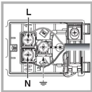 HOTPOINT-ARISTON FKQ 992 EJ. 20 (K)HA - Montaggio del cavo di alimentazione - 2