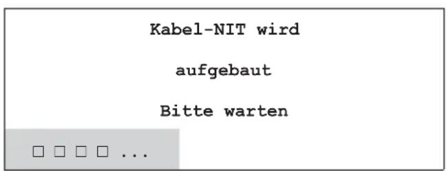 KATHREIN UFG 300 - Aufbau der Kabel-NIT, Ein- und Ausschalten der Kabel-NIT - 2