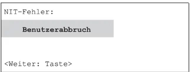 KATHREIN UFG 300 - Aufbau der Kabel-NIT, Ein- und Ausschalten der Kabel-NIT - 3