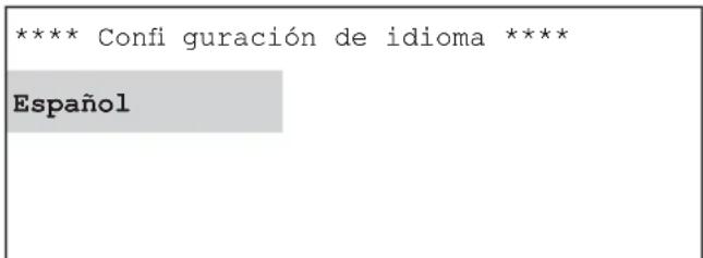 KATHREIN UFG 300 - Ajuste del idioma - 2