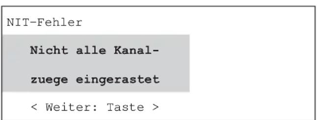 KATHREIN UFG 300 - Aufbau der Kabel-NIT, Ein- und Ausschalten der Kabel-NIT - 5