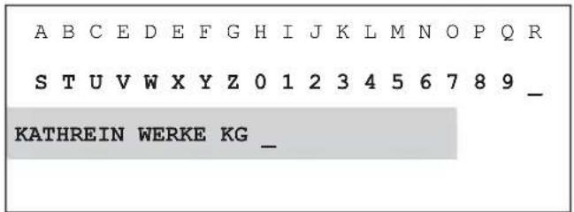 KATHREIN UFG 300 - Setting the name and the network ID for the cable NIT - 1