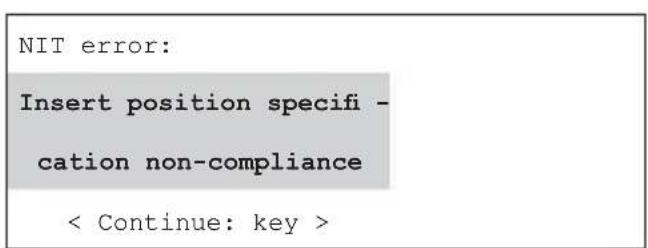 KATHREIN UFG 300 - Compiling the cable NIT, switching the cable NIT on and off - 6
