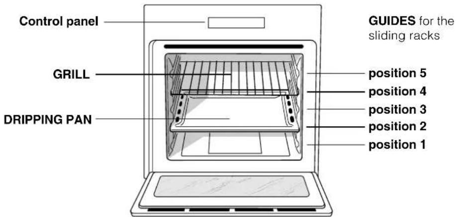 HOTPOINT-ARISTON FK 61.1 XHA - Description of the appliance - 1