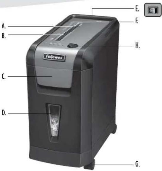 FELLOWES Powershred 69Cb - REALICE EL SIGUIENTE PROCEDIMIENTO DE ACEITADO Y REPITALO DOS VECES - 6