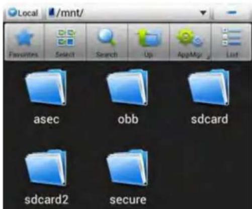 Yarvik Novo Compact SMP35100 - Access your MicroSD card or USB drive in ES File Explorer - 3