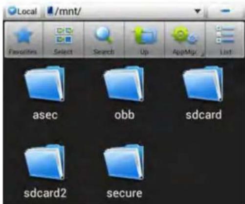 Yarvik Novo Compact SMP35100 - Access your MicroSD card or USB drive in ES File Explorer - 3