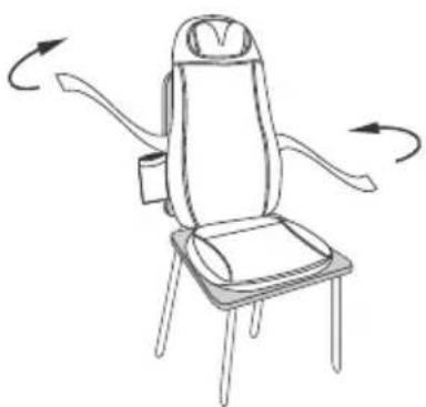 SOEHNLE Chill & Go Plus - Attaching the massage seat pad - 1